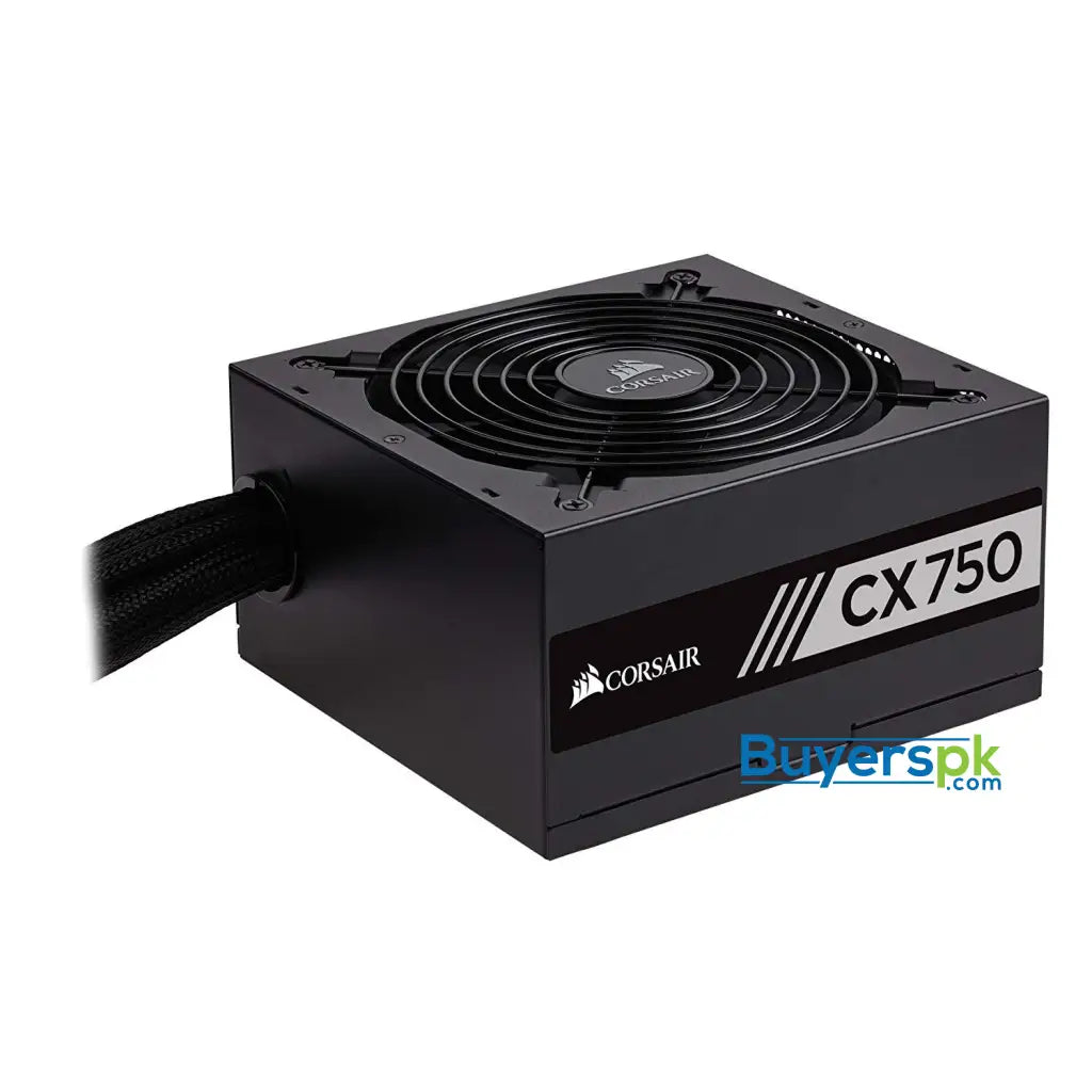 Corsair CP-9020123-UK CX Series 750 W CX750 ATX/EPS 80 PLUS Bronze Power Supply Unit - Black - Power Supply Corsair CP-9020123-UK CX Series 750 W CX750 ATX/EPS 80 PLUS Bronze Power Supply Unit - Black - Power Supply
